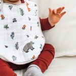 little blue nest baby bib