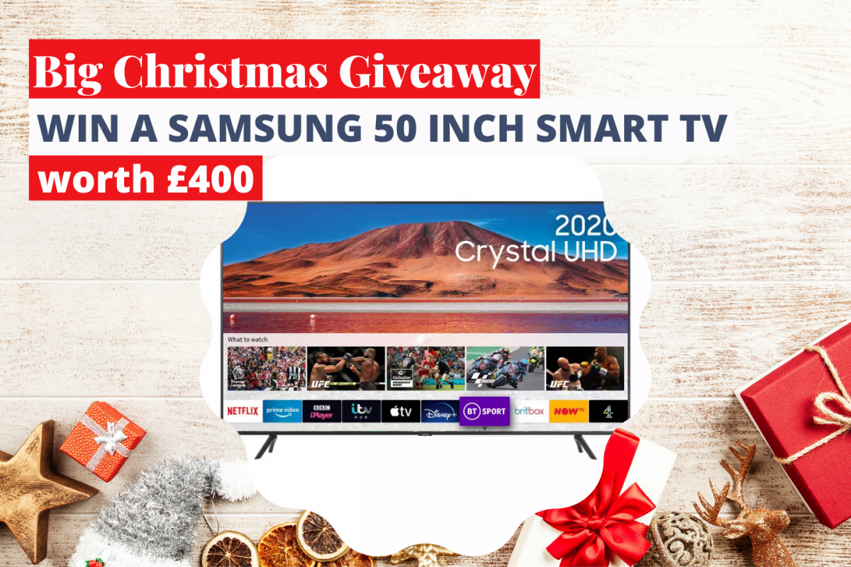 christmas giveaway samsung tv