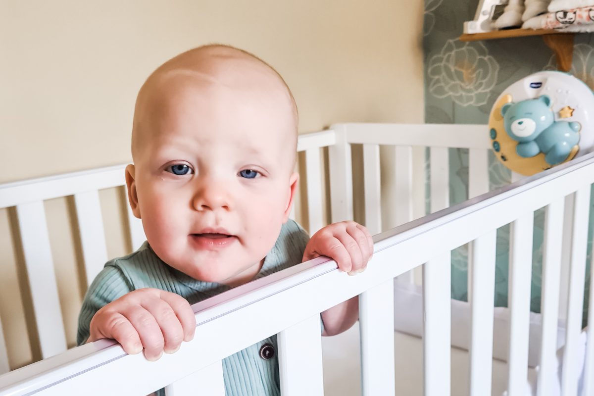 baby in nursery