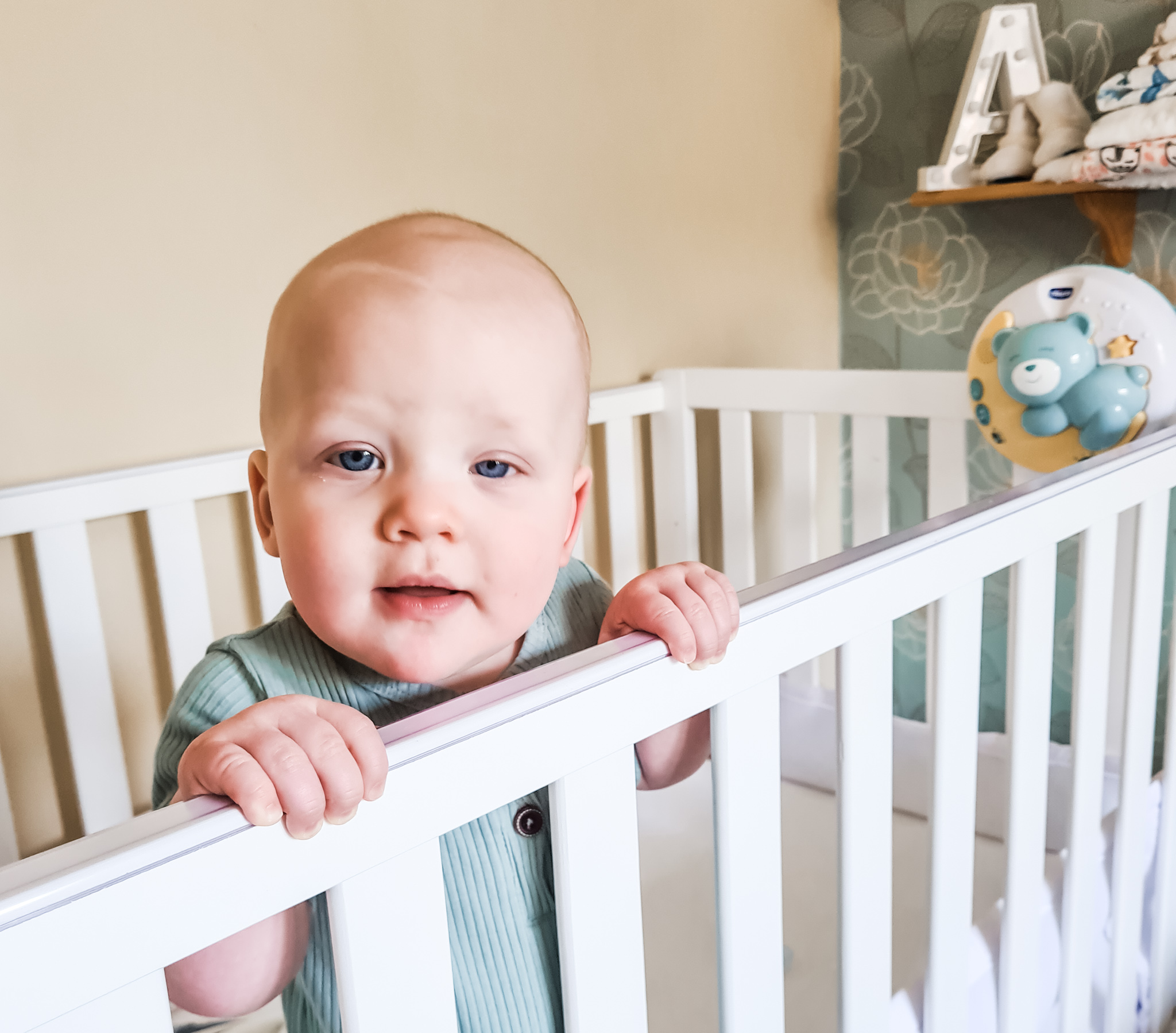 baby in nursery