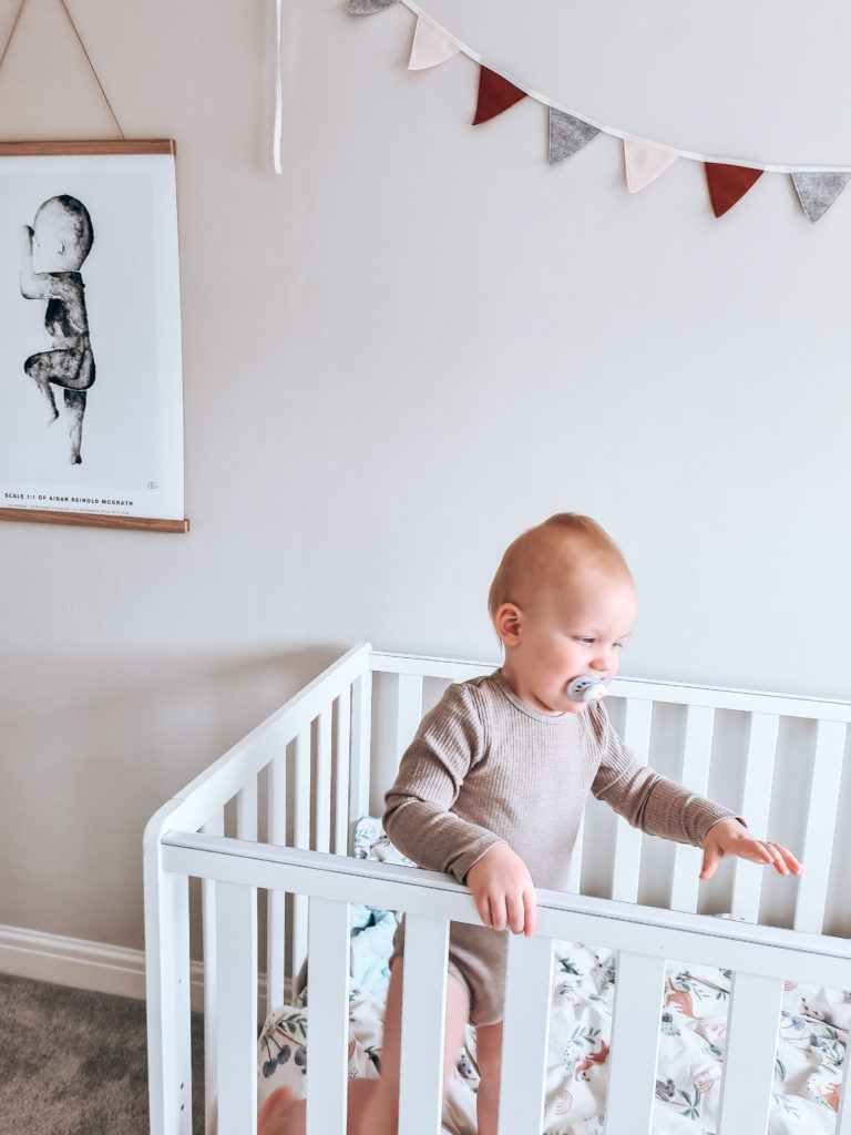 aidan in crib