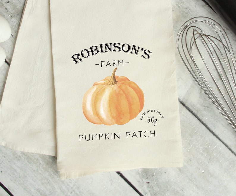 Pumpkin Tea Towel