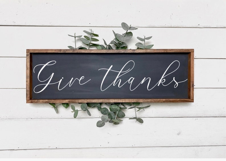 give thanks sign