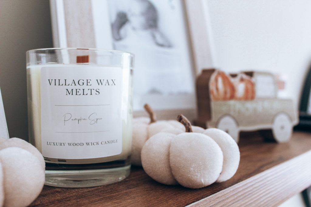 pumpkin spice candle