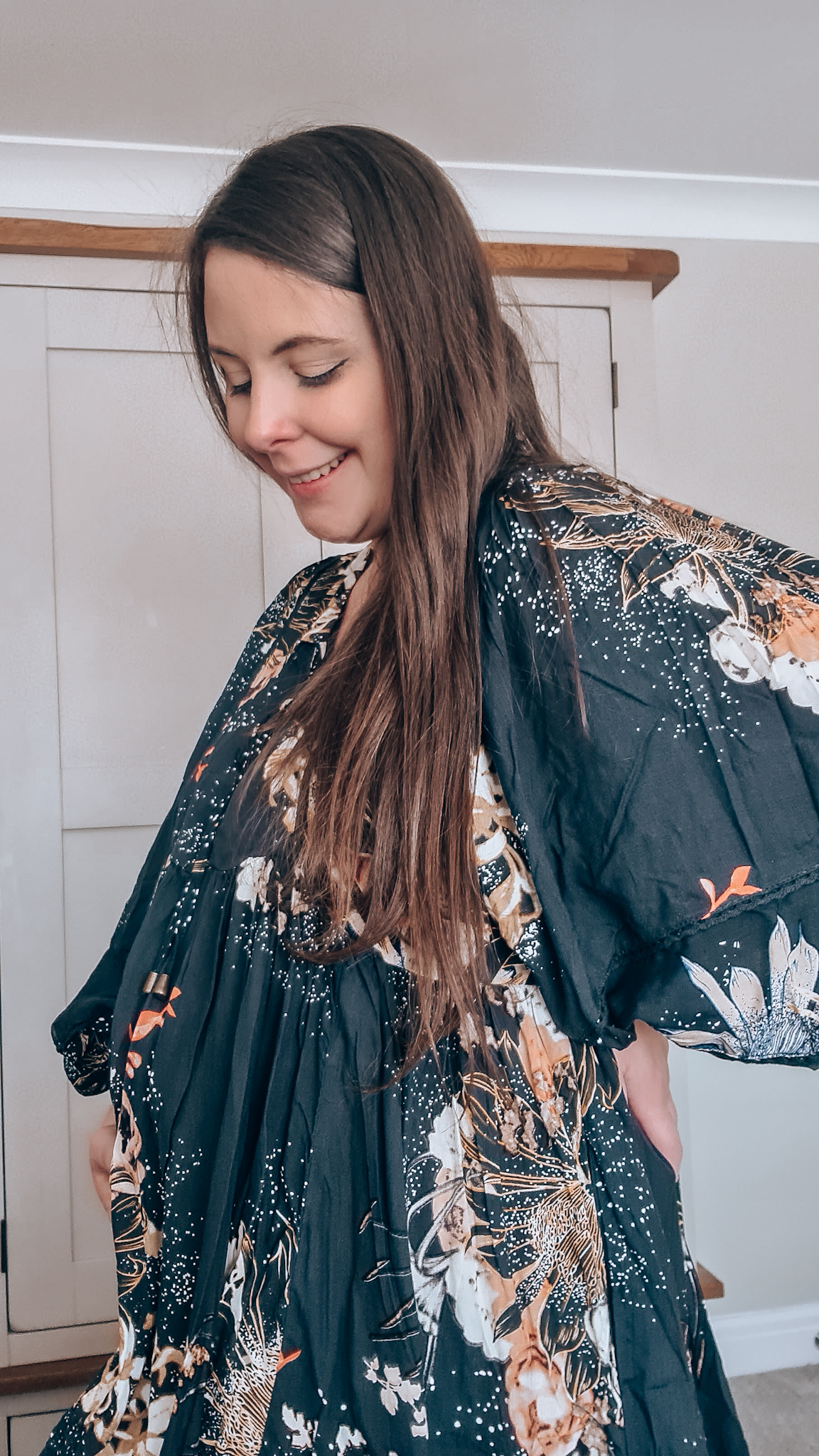 adela indigo dress