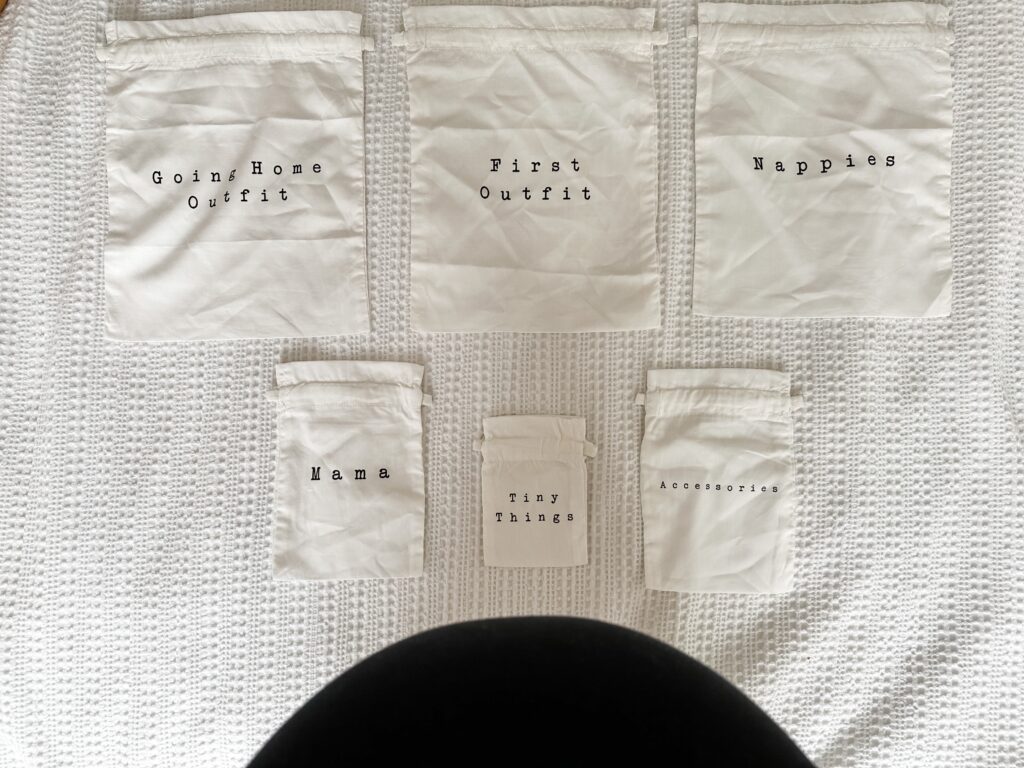 hospital bag organisers