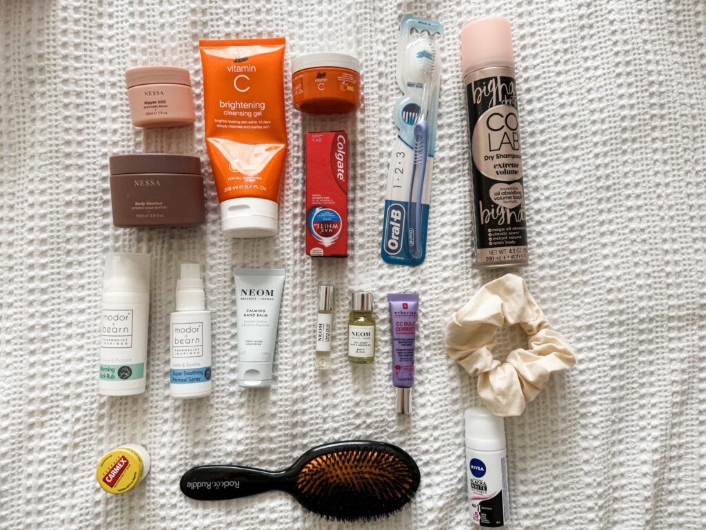 hospital bag toiletries