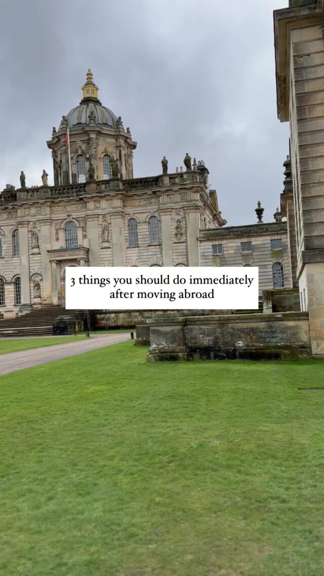 Bet number 2 didn’t even cross your mind!

Moving to a new country is super exciting.  But there is also A LOT of life admin that needs doing.  Is it fun?  Nope, but in order to make your transition smoother, I’d definitely recommend ticking these 3 things off your list as soon as you can:

✨ Open up a bank account - When I moved to the UK, it took me TWO. WEEKS. to open up my bank account.  I was in and out of the branch multiple times because they needed so many details.  It was honestly stressful and a HUGE pain, considering the fact I earned in dollars and needed my bank account opened ASAP so I could actually bring my wages over 🙃

✨ Get some bills in your name - I don’t know if it’s like this everywhere, but here in the UK a lot of places will require you to provide some official type of proof of address.  I couldn’t even get my cell phone plan in my name when I moved to England because I had no proof of address - I had to have my husband do it!
*Tip 🤗 if you get your bank account opened ASAP, having your first bank statement mailed to you will be helpful for this* 

✨ Get your driver’s license and get driving - You’re probably surprised hearing me say that, given the fact I hate driving here 😂 But it IS essential to be able to get around…especially if you have kids (unless you live near really good public transport). When you move to England, you can drive for 1 year on your original license before you need to get your UK driver’s license.  I put it off as long as possible because I was terrified of driving.  I actually wish I had done it all sooner. so I maybe would have a bit more confidence. 

What’s the first thing YOU did when you moved abroad?  Would you add anything to this list?  Share some tips below for people about to make the big move! 🌍